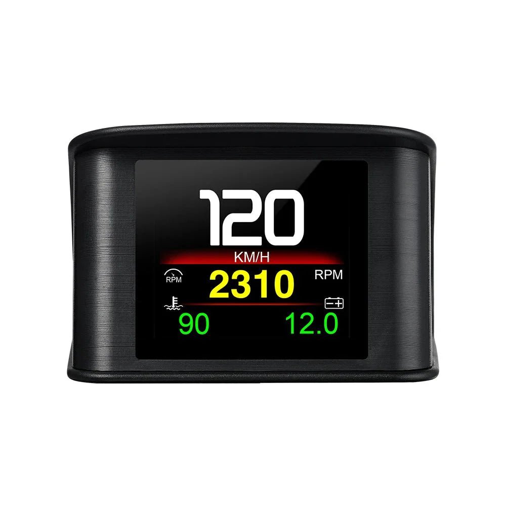 Car HUD Heads Up Display OBD2 GPS 5.5" Color Speedometer RPM Temperature Overspeed Alarm All Cars - Damsona