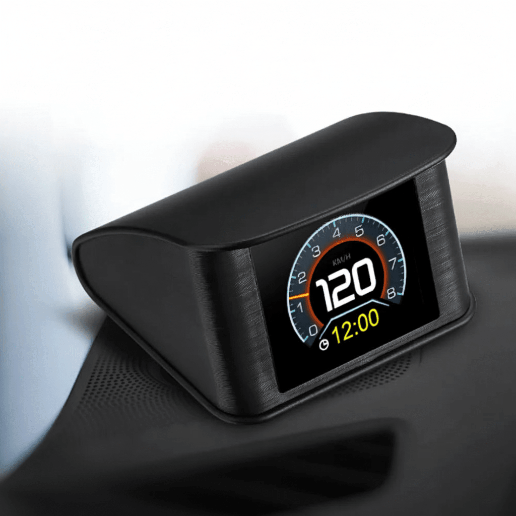 Car HUD Heads Up Display OBD2 GPS 5.5" Color Speedometer RPM Temperature Overspeed Alarm All Cars - Damsona
