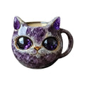 Cat Mineral Crystal Coffee Mug - Best Handmade Ceramic Cup | Perfect Gif... — View 7