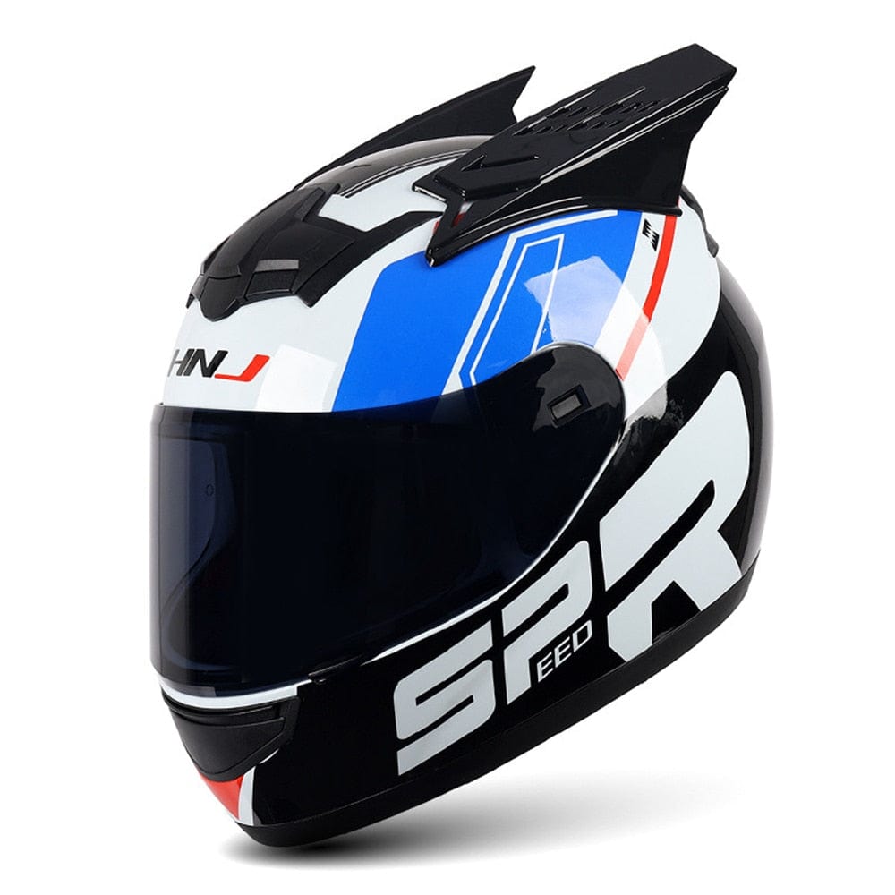 CatEars Detachable Cat-Ear Motorcycle Helmet DOT ECE Certified Limited Edition Full Face Anti-Fog - Damsona