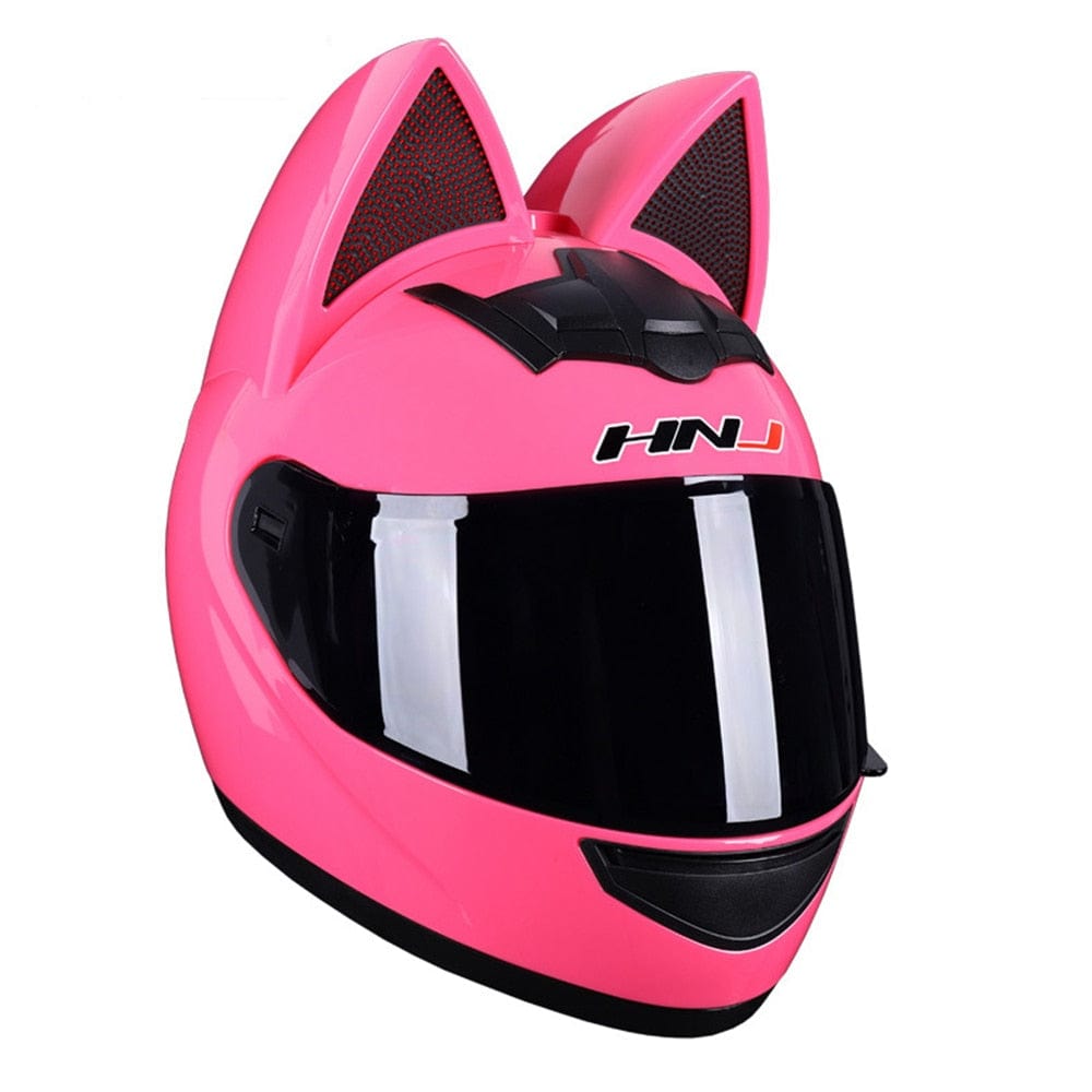CatEars Detachable Cat-Ear Motorcycle Helmet DOT ECE Certified Limited Edition Full Face Anti-Fog - Damsona