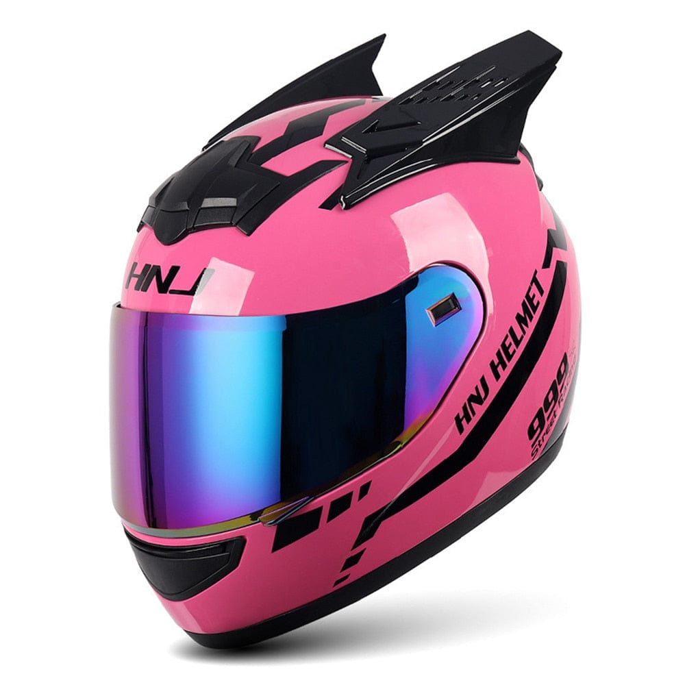 CatEars Detachable Cat-Ear Motorcycle Helmet DOT ECE Certified Limited E... — View 2