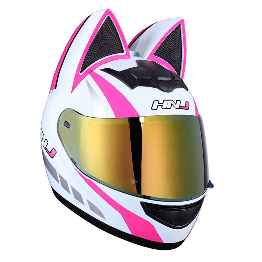 CatEars Detachable Cat-Ear Motorcycle Helmet DOT ECE Certified Limited E... — View 19