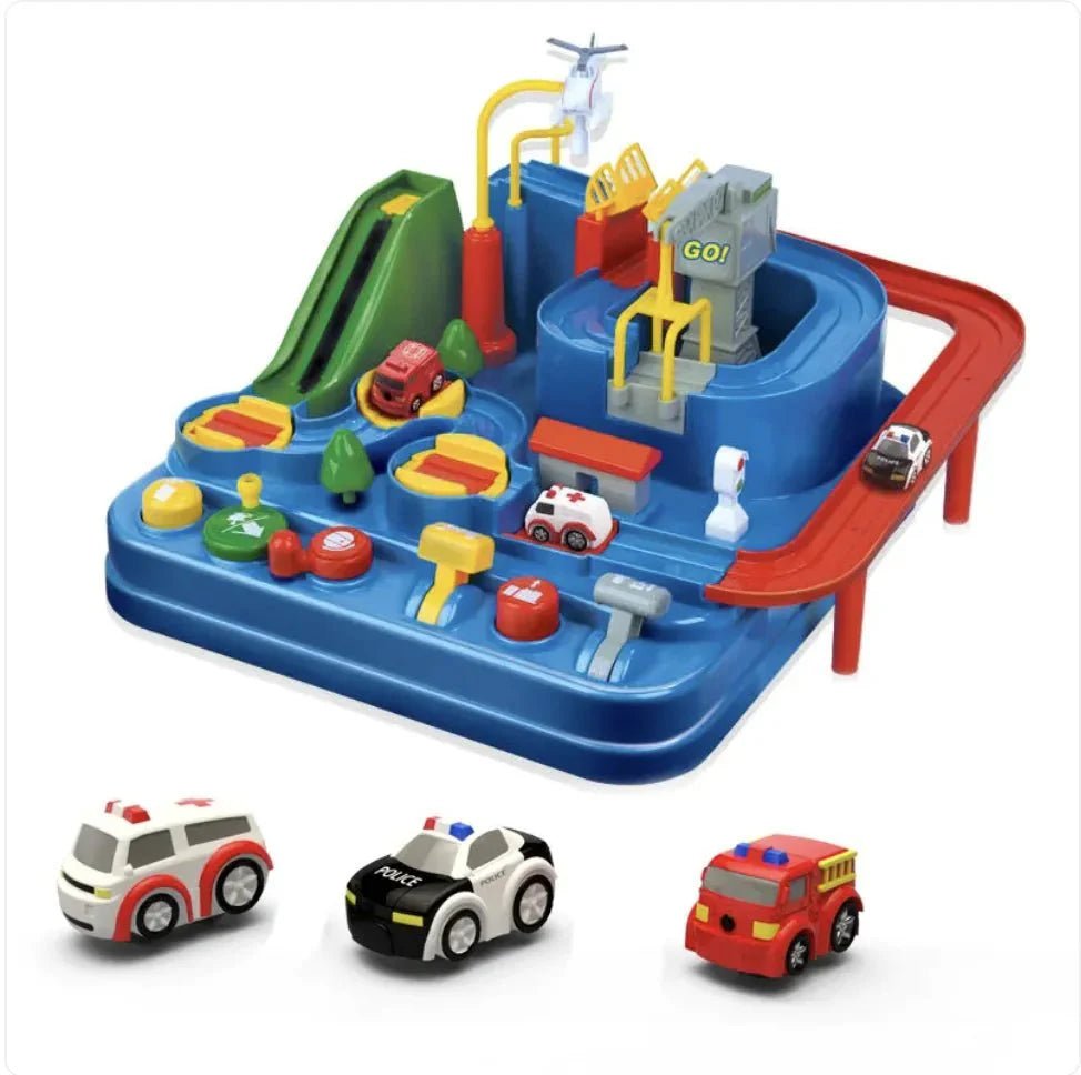 Children's Adventure Train Set Toy for Car Entrance - Damsona