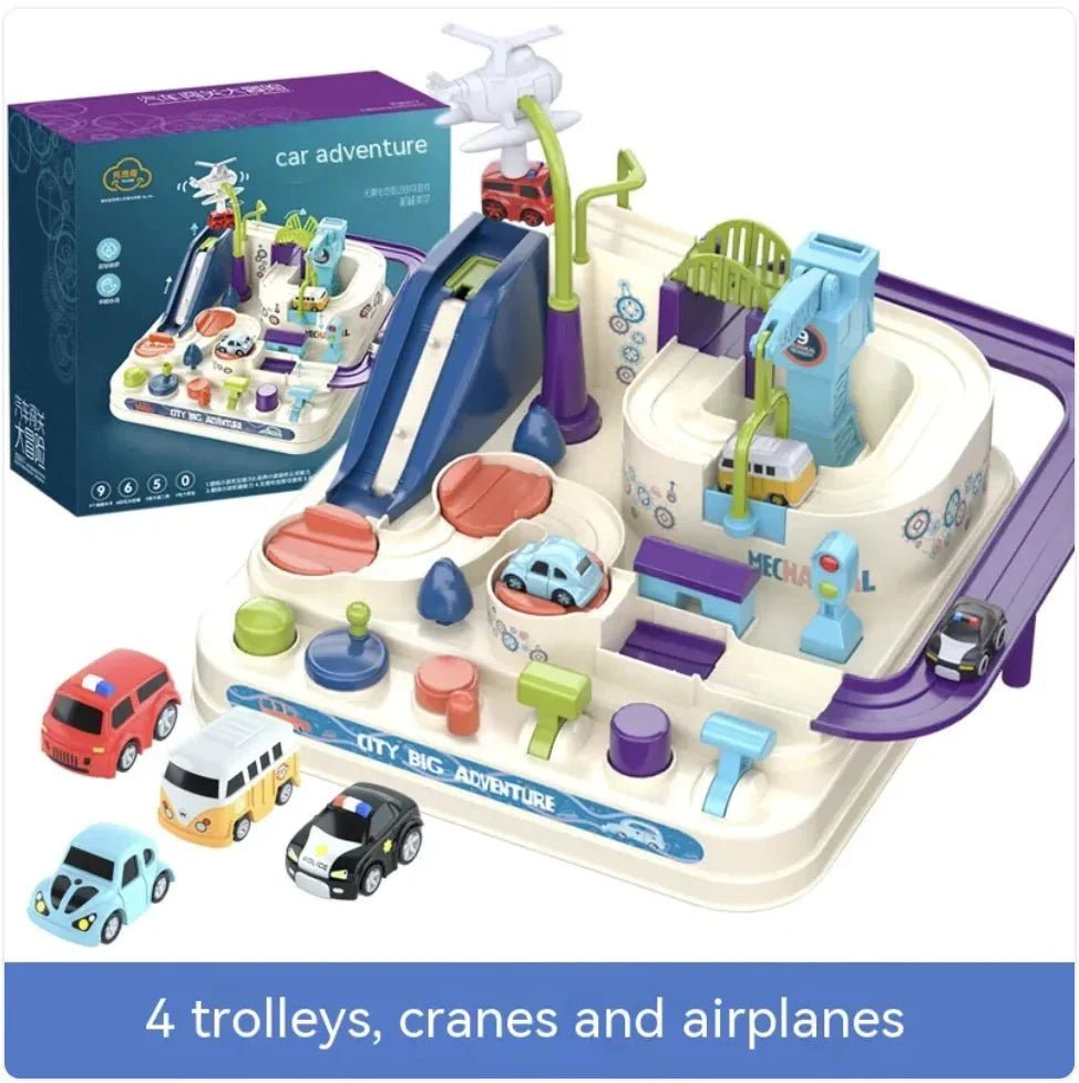 Children's Adventure Train Set Toy for Car Entrance - Damsona
