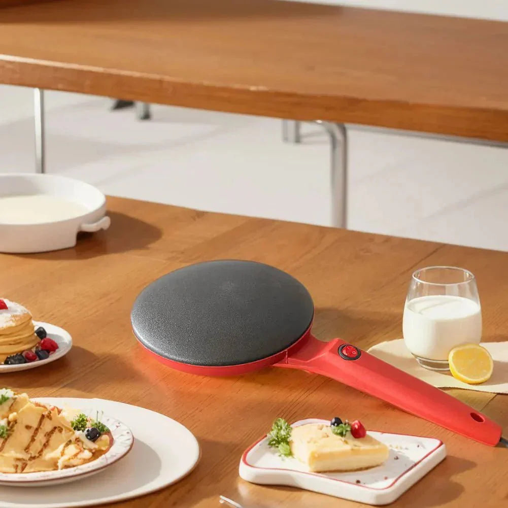 CrispWave Electric Crepe Maker - Best Non-Stick Pancake Griddle — Gift Idea