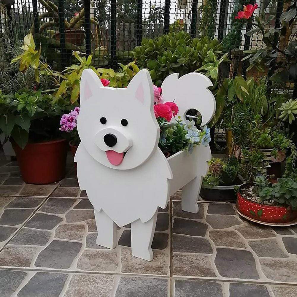 Cute Dog-Shaped Flower Pot - Best Handmade Planter for Home & Garden Decor - Damsona