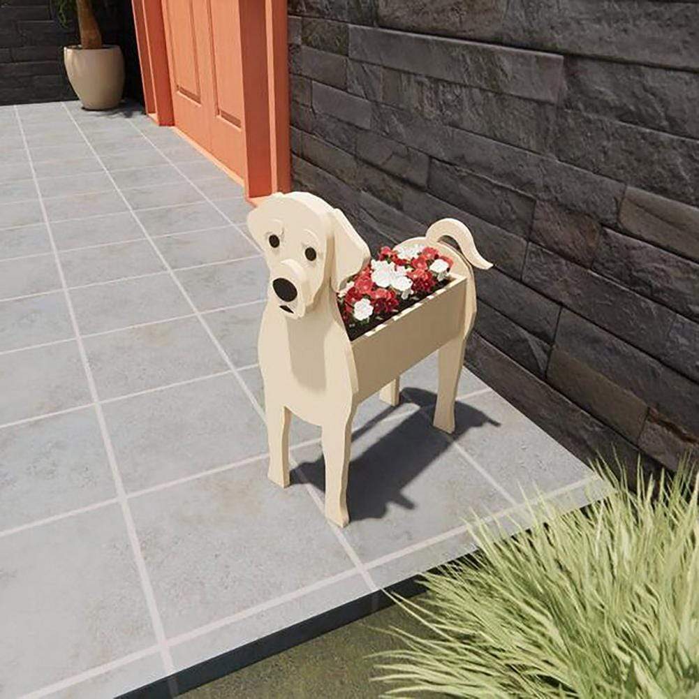 Cute Dog-Shaped Flower Pot - Best Handmade Planter for Home & Garden Decor - Damsona