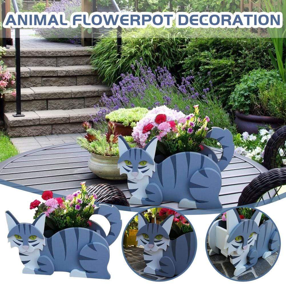 Cute Dog-Shaped Flower Pot - Best Handmade Planter for Home & Garden Decor - Damsona