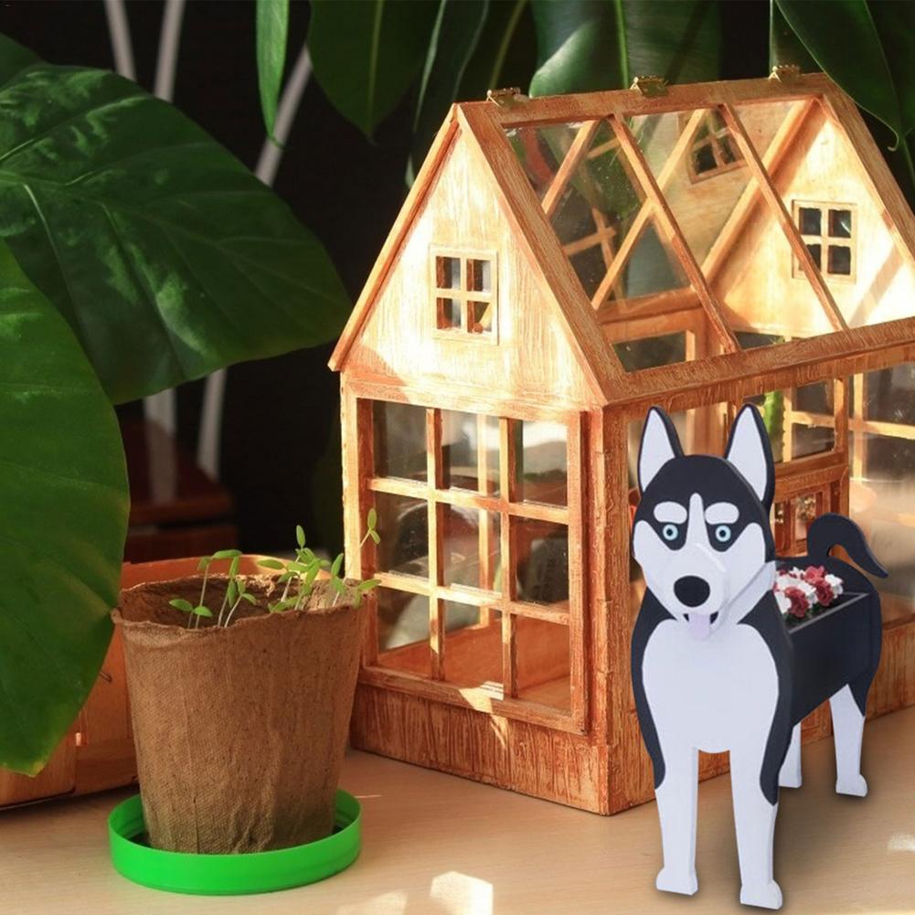 Cute Dog-Shaped Flower Pot - Best Handmade Planter for Home & Garden Decor - Damsona