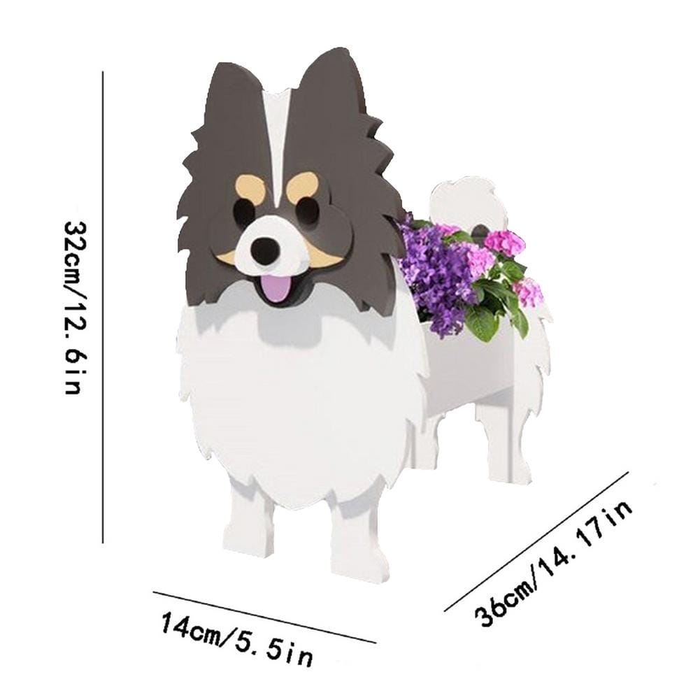 Cute Dog-Shaped Flower Pot - Best Handmade Planter for Home & Garden Decor - Damsona