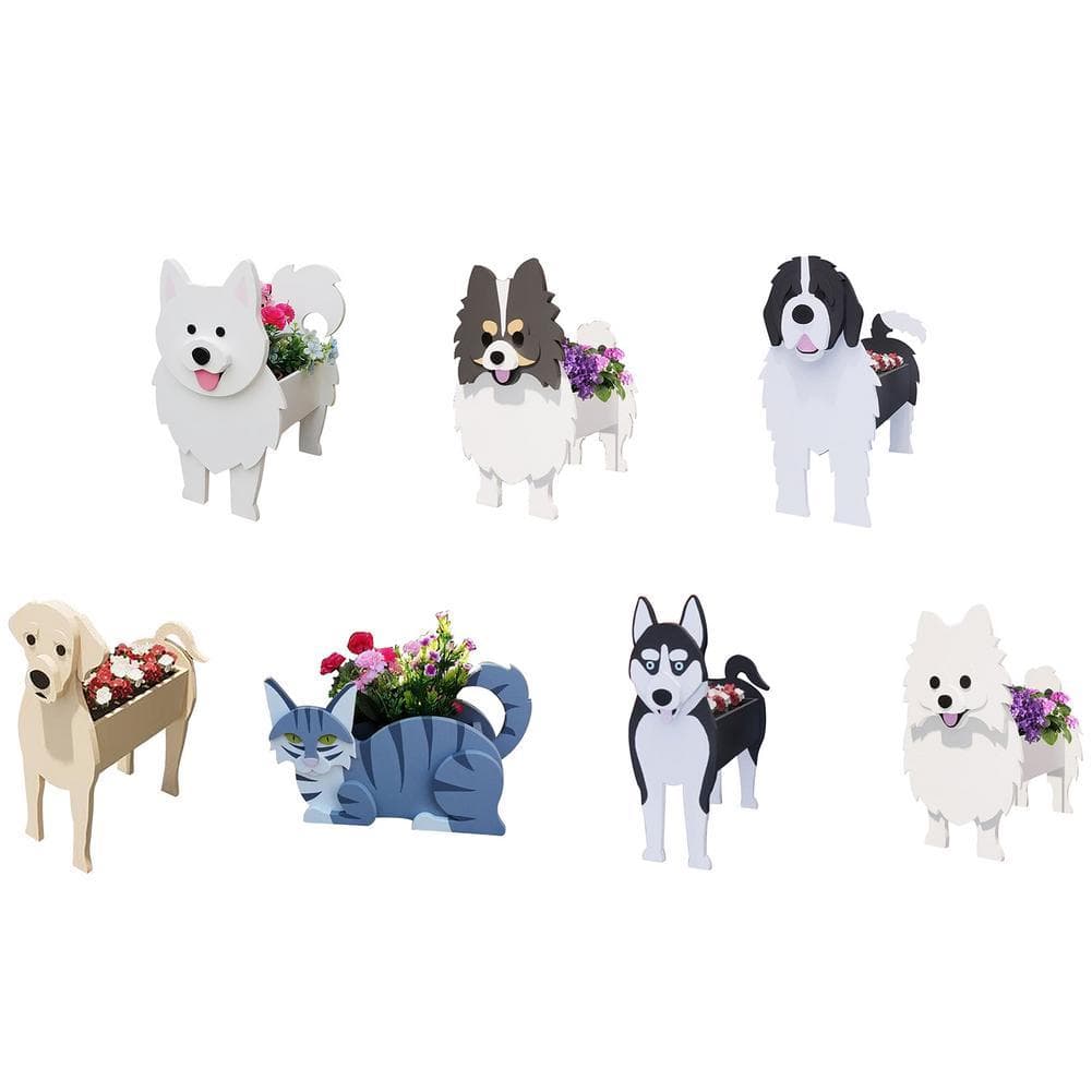 Cute Dog-Shaped Flower Pot - Best Handmade Planter for Home & Garden Decor — View 3