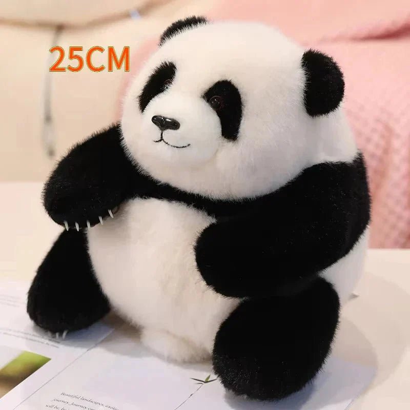 Cute Zoo Panda Plush Toy: 35cm Kawaii Stuffed Animal - Damsona