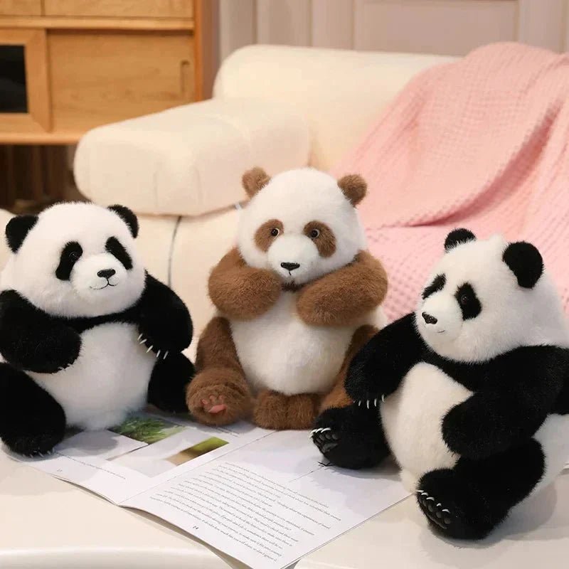 Cute Zoo Panda Plush Toy: 35cm Kawaii Stuffed Animal - Damsona