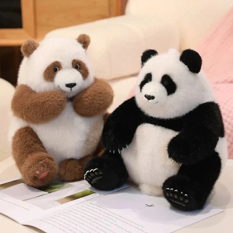 Cute Zoo Panda Plush Toy: 35cm Kawaii Stuffed Animal - Damsona