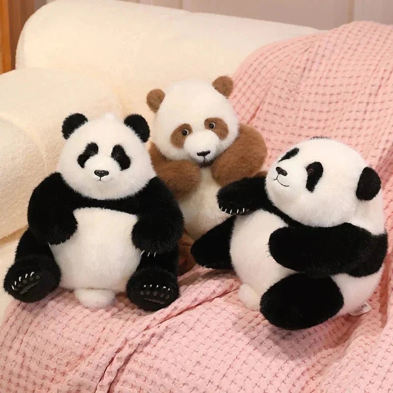 Cute Zoo Panda Plush Toy: 35cm Kawaii Stuffed Animal - Damsona
