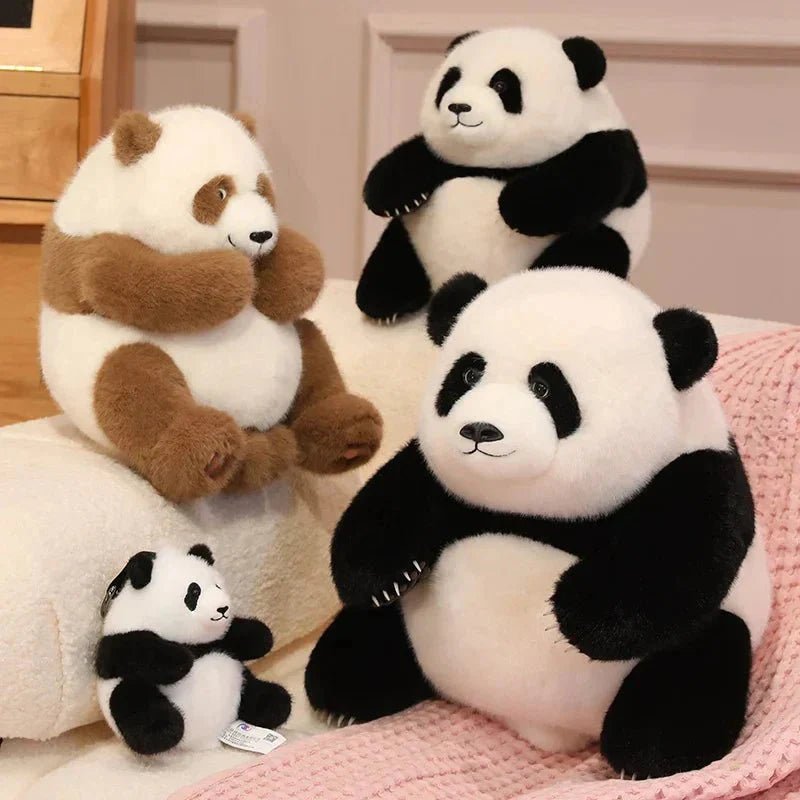 Cute Zoo Panda Plush Toy: 35cm Kawaii Stuffed Animal - Damsona