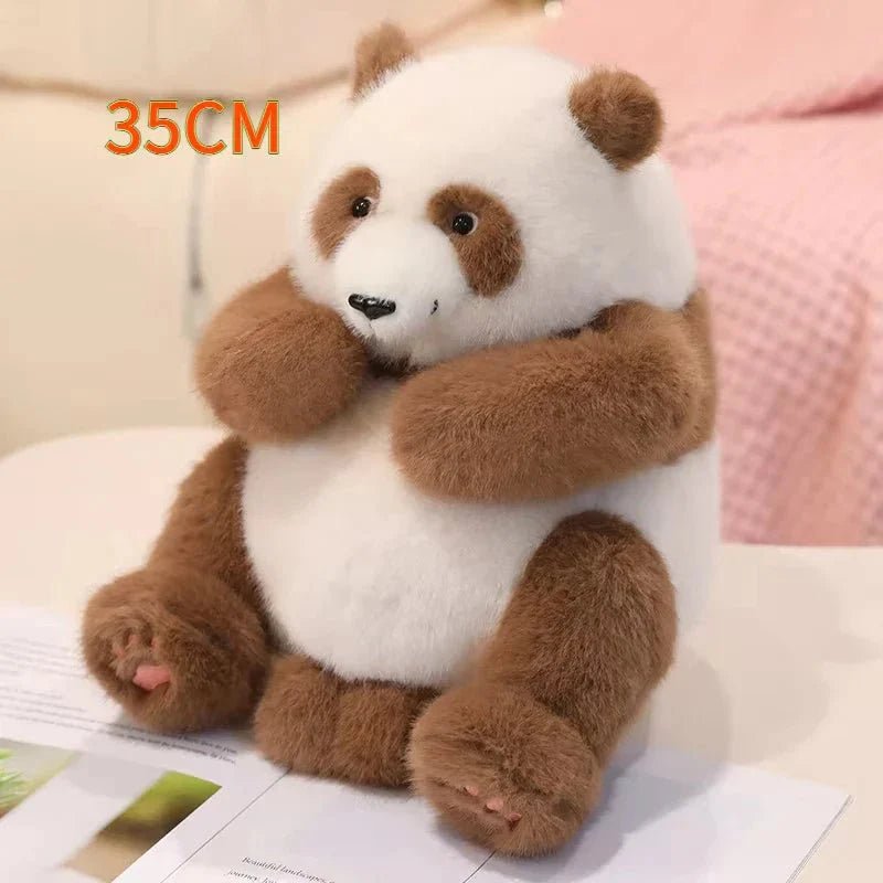 Cute Zoo Panda Plush Toy: 35cm Kawaii Stuffed Animal - Damsona