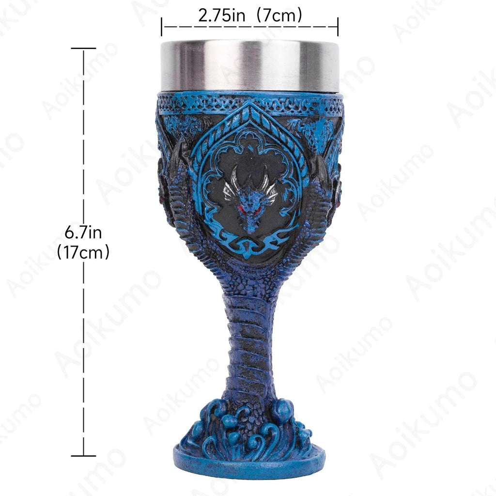 DarkFang Gothic Wine Goblet - Damsona