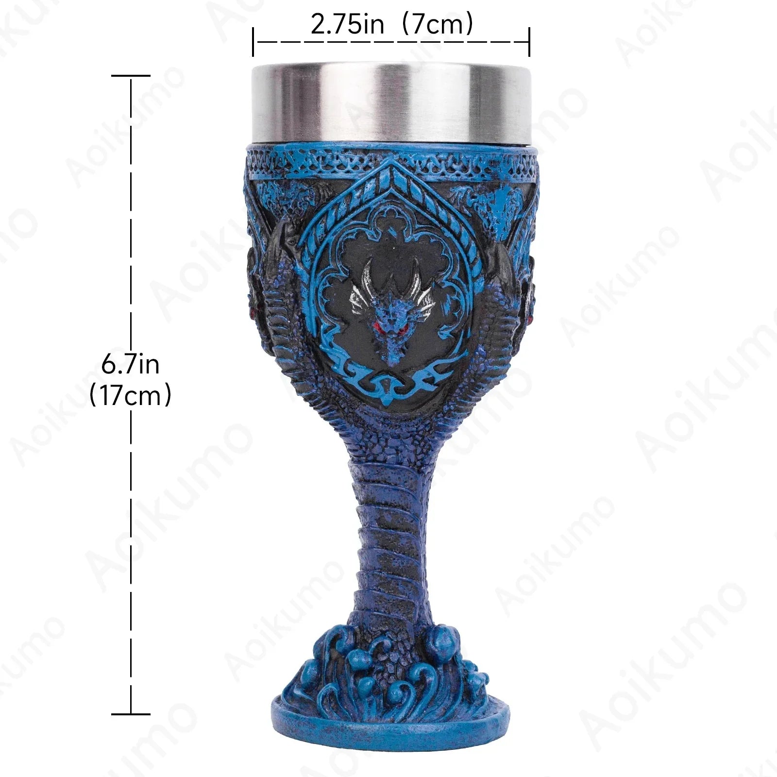 DarkFang Gothic Wine Goblet — View 2