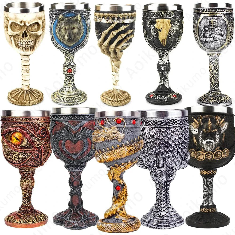 DarkFang Gothic Wine Goblet — Gift Idea