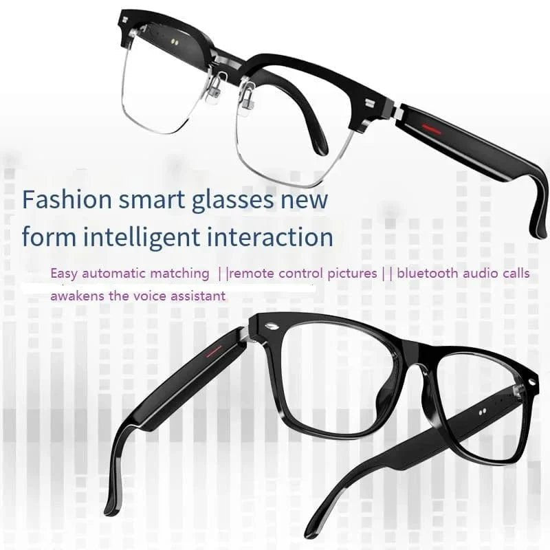 E13 Bluetooth Smart Reading Glasses Open Ear Audio Blue Light Blocking IPX67 Touch Control Unisex - Damsona