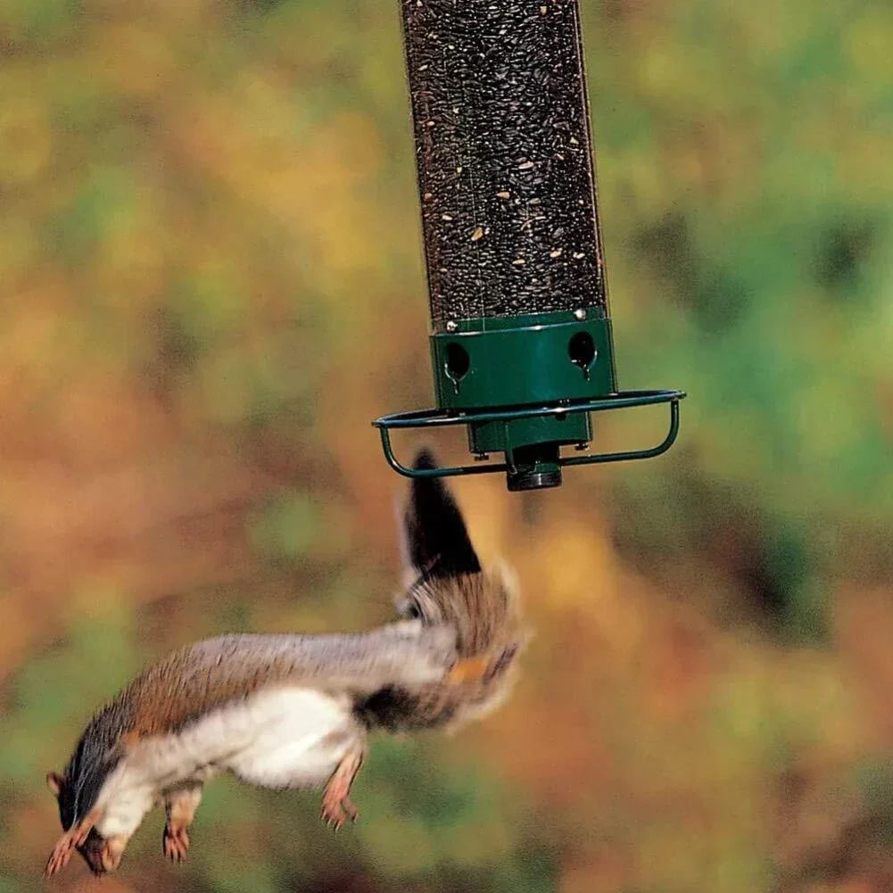 Squirrel - Proof Bird Feeder Spinning Tube – 4 Ports 5lb Capacity Weight Activated Outdoor Hanging - GiftWave.co