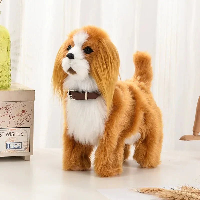 Electric Pet Dog: Voice-Control & Touch-Activated Interactive Plush Robot - Damsona