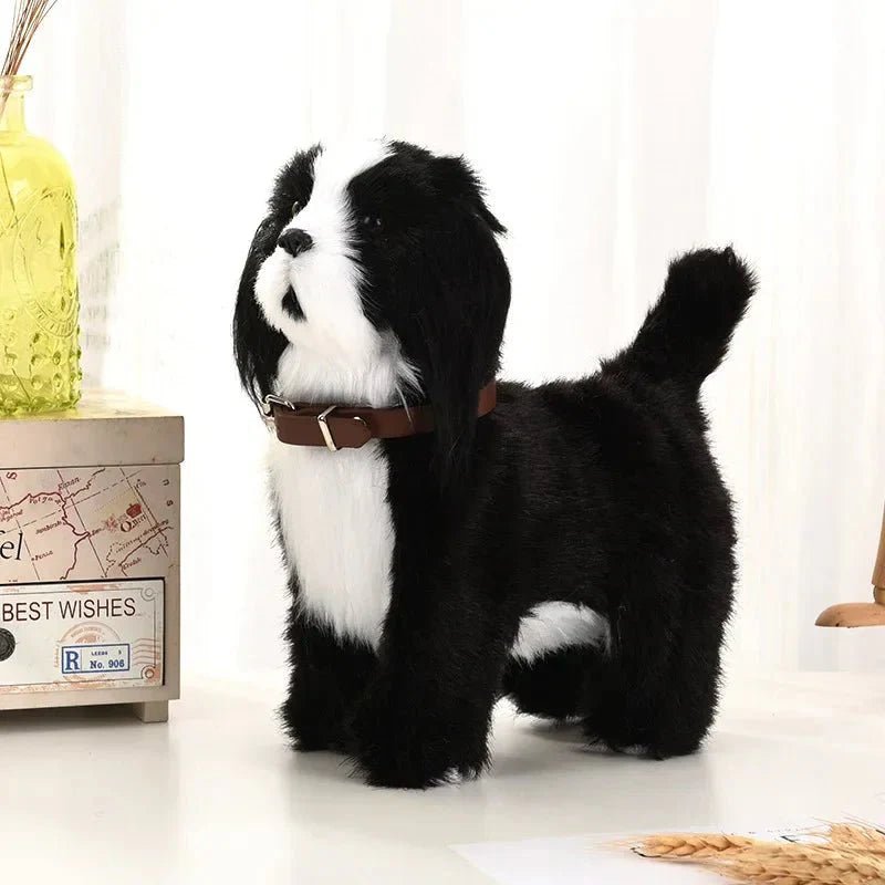 Electric Pet Dog: Voice-Control & Touch-Activated Interactive Plush Robot - Damsona
