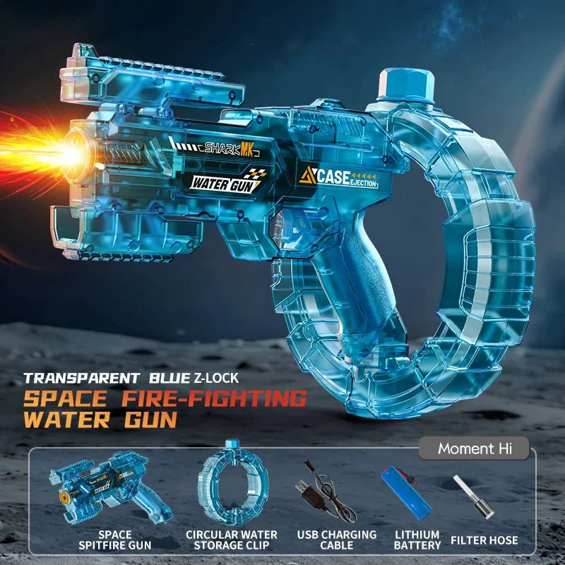 Electric Water Gun Automatic Water Blaster Powerful Squirt Toy for Adult... — View 10
