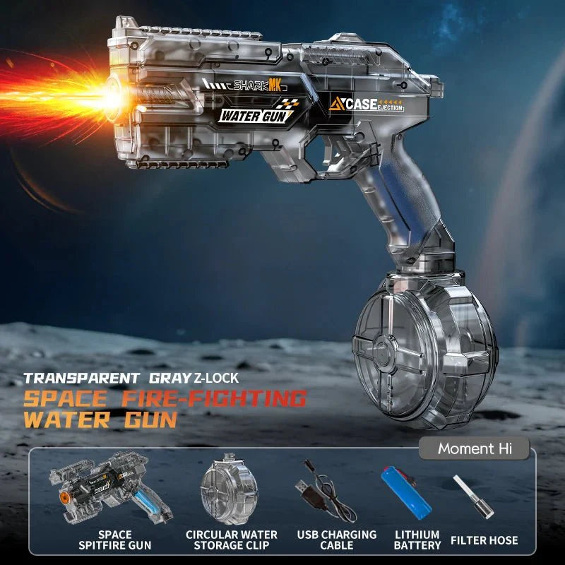 Electric Water Gun Automatic Water Blaster Powerful Squirt Toy for Adult... — View 13