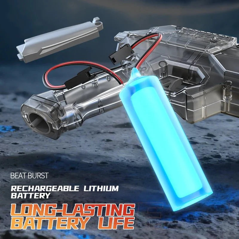 Electric Water Gun Automatic Water Blaster Powerful Squirt Toy for Adult... — View 8