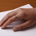 Eye of Horus Protection Ring | 925 Sterling Silver Lucky Hollow Open Ring - Damsona