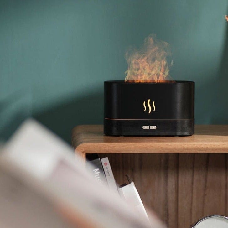 FlameScent - Flaming Effect Humidifier & Ultrasonic Cool Mist Aroma Diff... — View 2