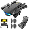 Foldable Mini Drone with 4K Camera, RC Quadcopter with GPS Auto Return Brushless Motor Follow Me - GiftWave.co