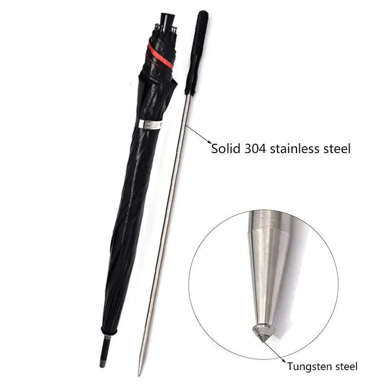 Foldable Trekking Pole & UV Protection Umbrella – Windproof Lightweight Outdoor Companion - Damsona