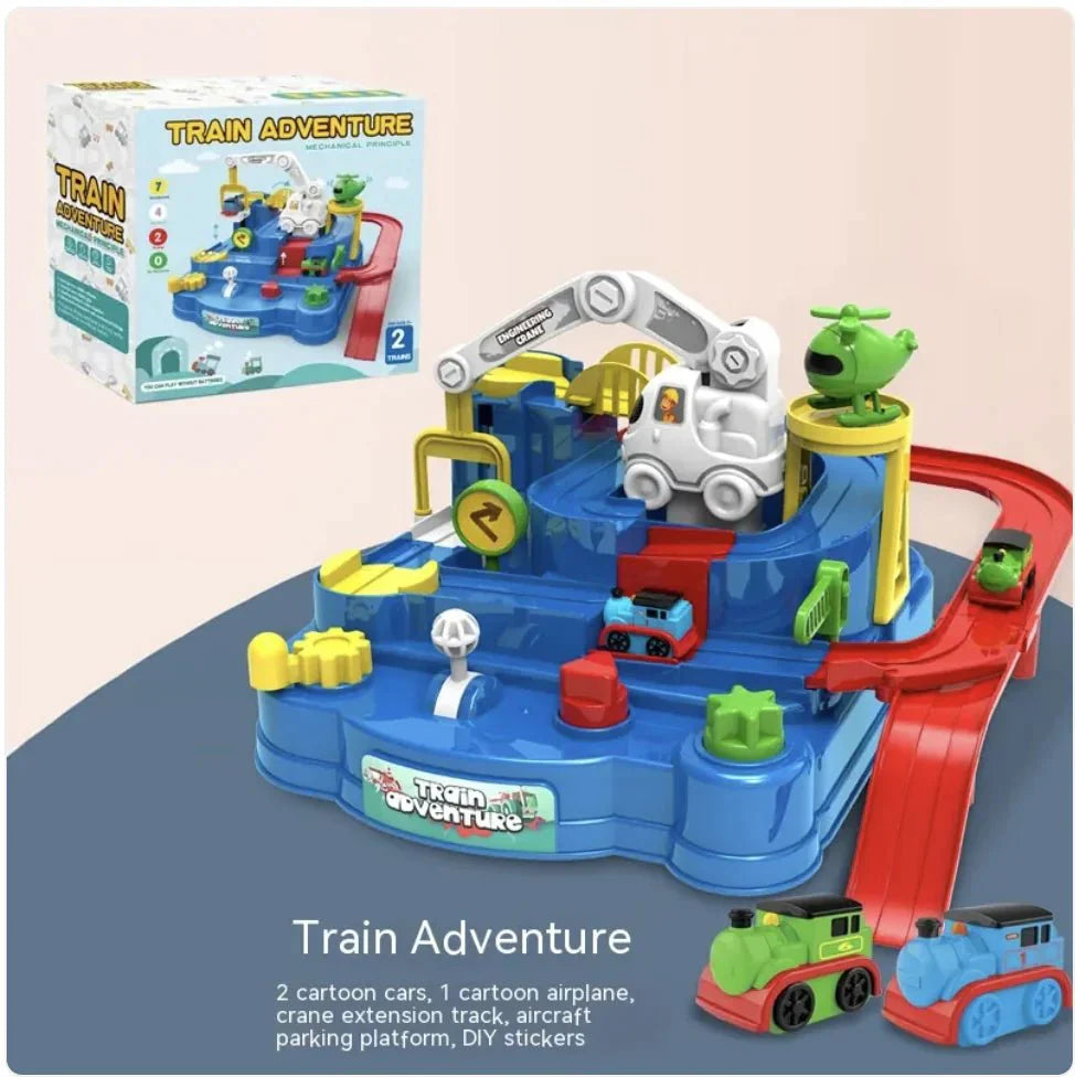 Children's Adventure Train Set Toy for Car Entrance — View 3