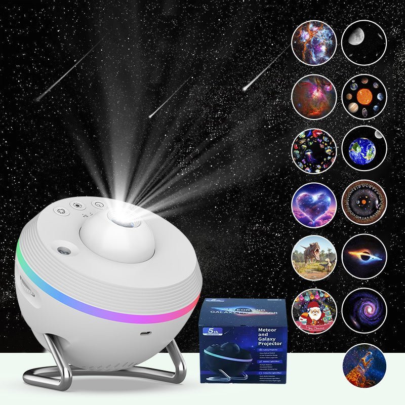 Galaxy Star Projector for Bedroom Night Light – 13 Effects Nebula Remote Timer - Damsona