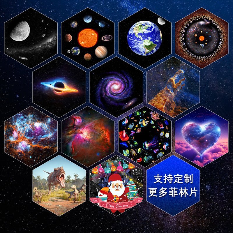 Galaxy Star Projector for Bedroom Night Light – 13 Effects Nebula Remote Timer - Damsona