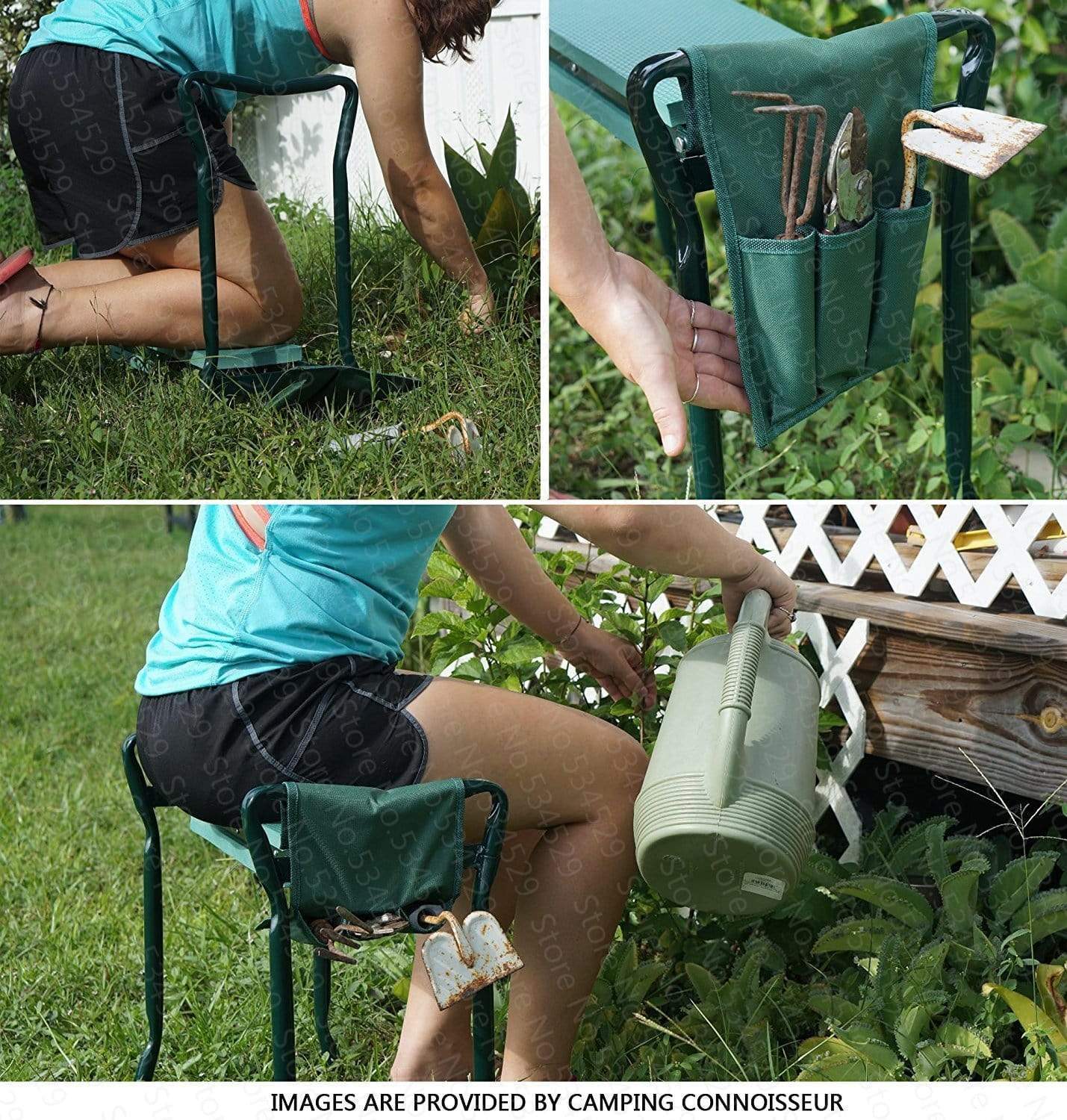 Gardener's Bench - Folding Ergonomic Kneeler Bench — View 9