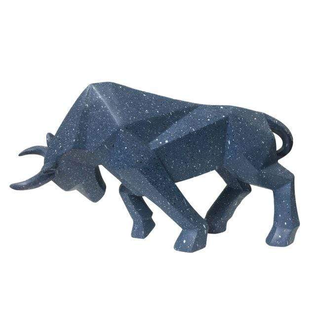 Geometric Bull Figurine Modern Abstract Bull Sculpture Home Office Desk ... — View 10