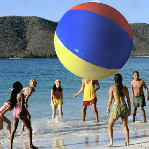 Beach Holiday Party Behemoth Giant 72 Inch Inflatable Beach Ball — Gift Idea