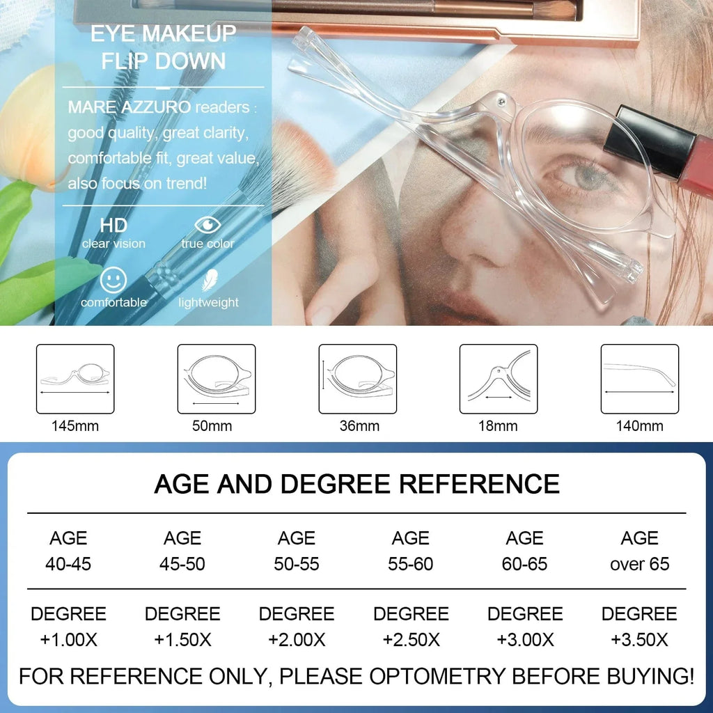 GlamReaders: Makeup Reading Glasses for Women — View 6