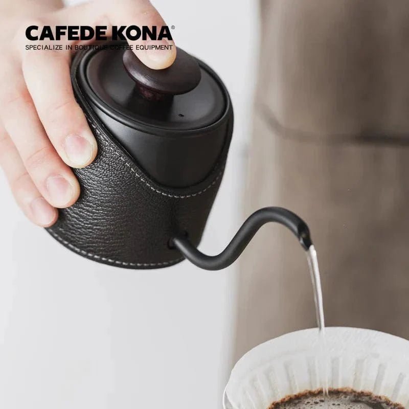 Handleless Drip Kettle: 360ml Pour-Over Coffee Pot - Damsona