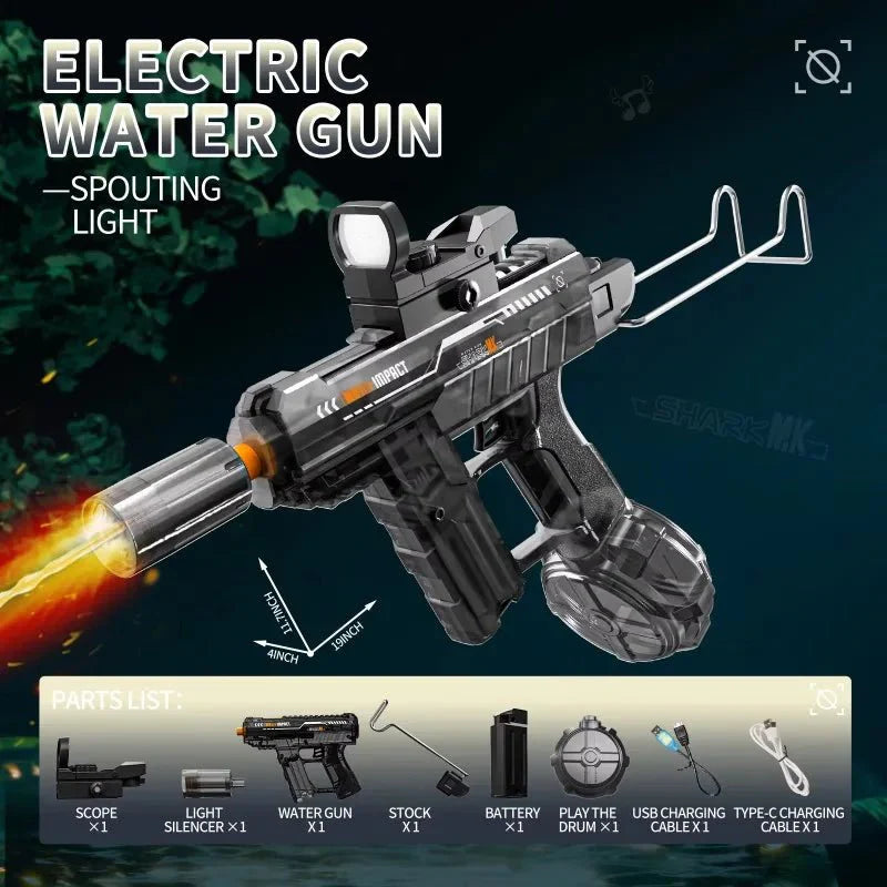High - Pressure Electric Water Gun: Automatic Summer Fun Toy - GiftWave.co