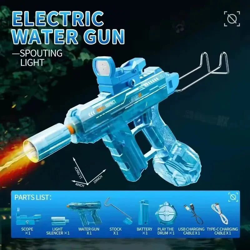 High - Pressure Electric Water Gun: Automatic Summer Fun Toy - GiftWave.co
