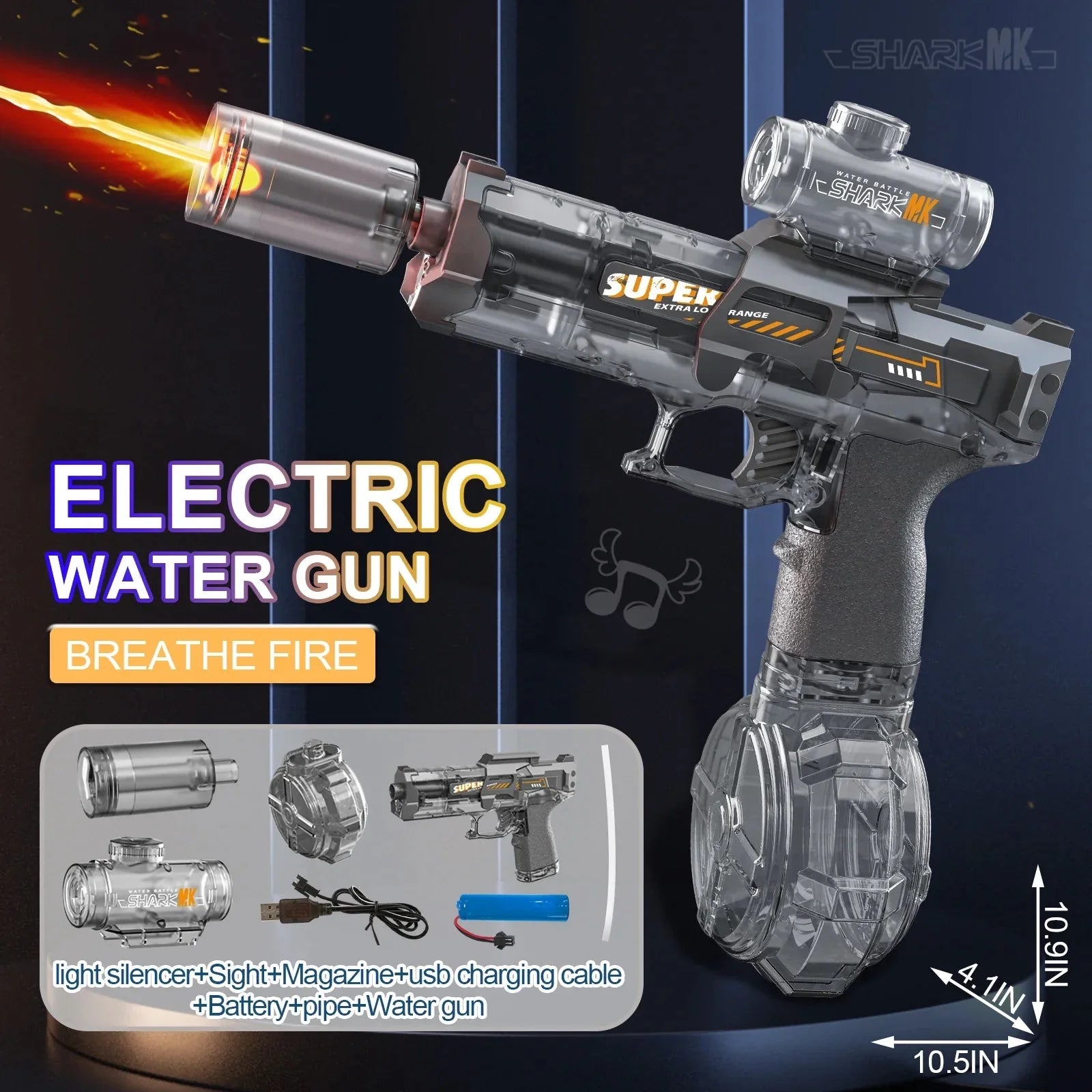 High - Pressure Electric Water Gun: Automatic Summer Fun Toy - GiftWave.co
