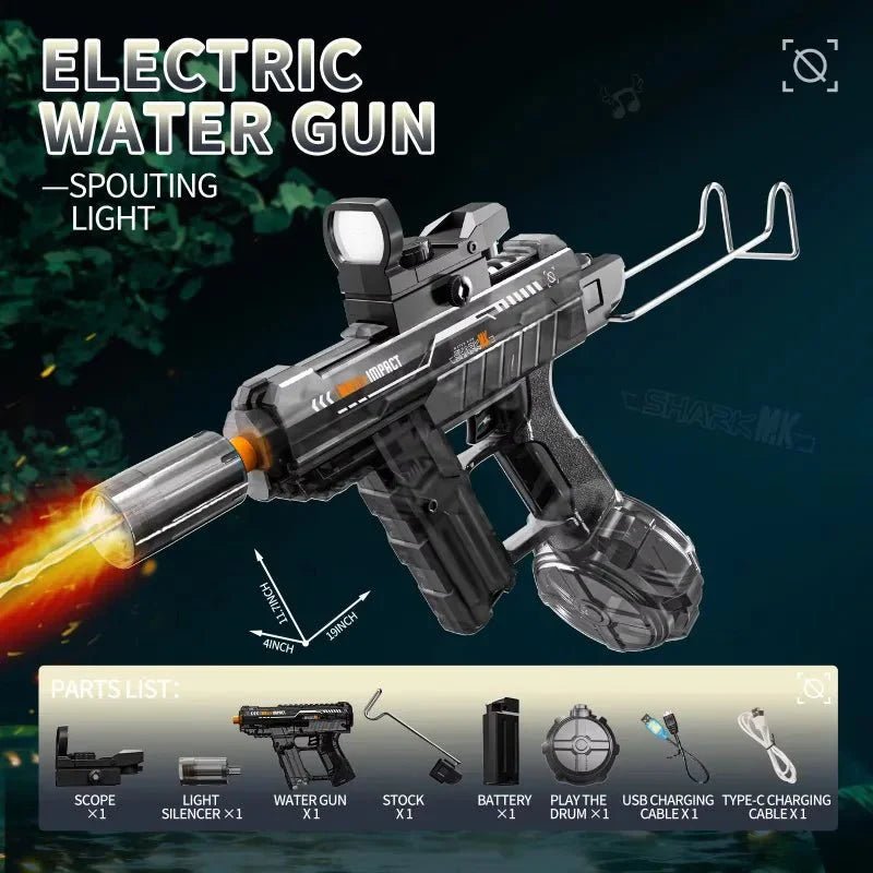 High-Pressure Electric Water Gun: Automatic Summer Fun Toy - Damsona