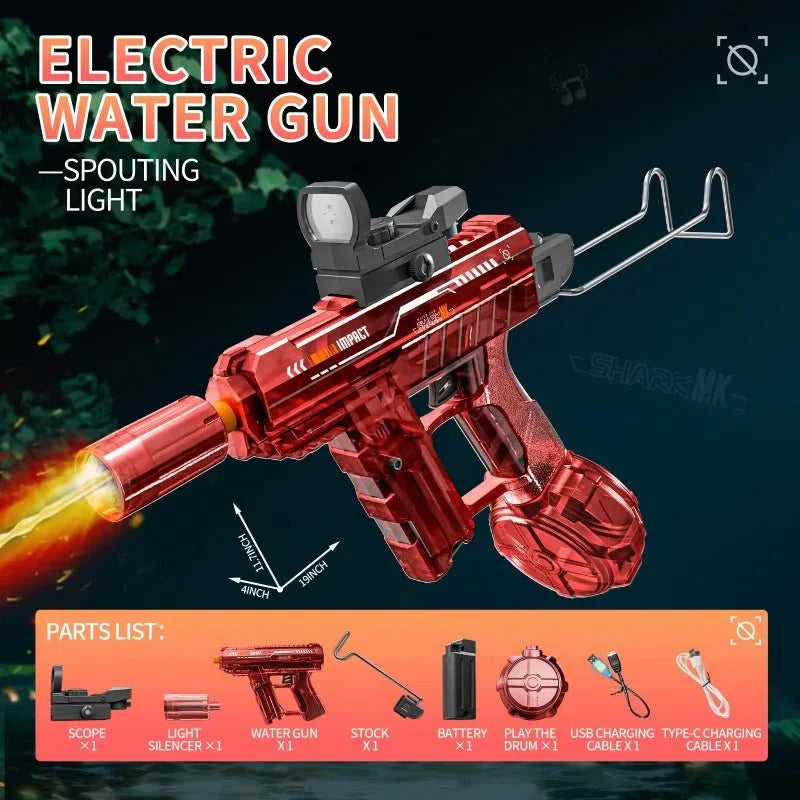 High - Pressure Electric Water Gun: Automatic Summer Fun Toy - GiftWave.co