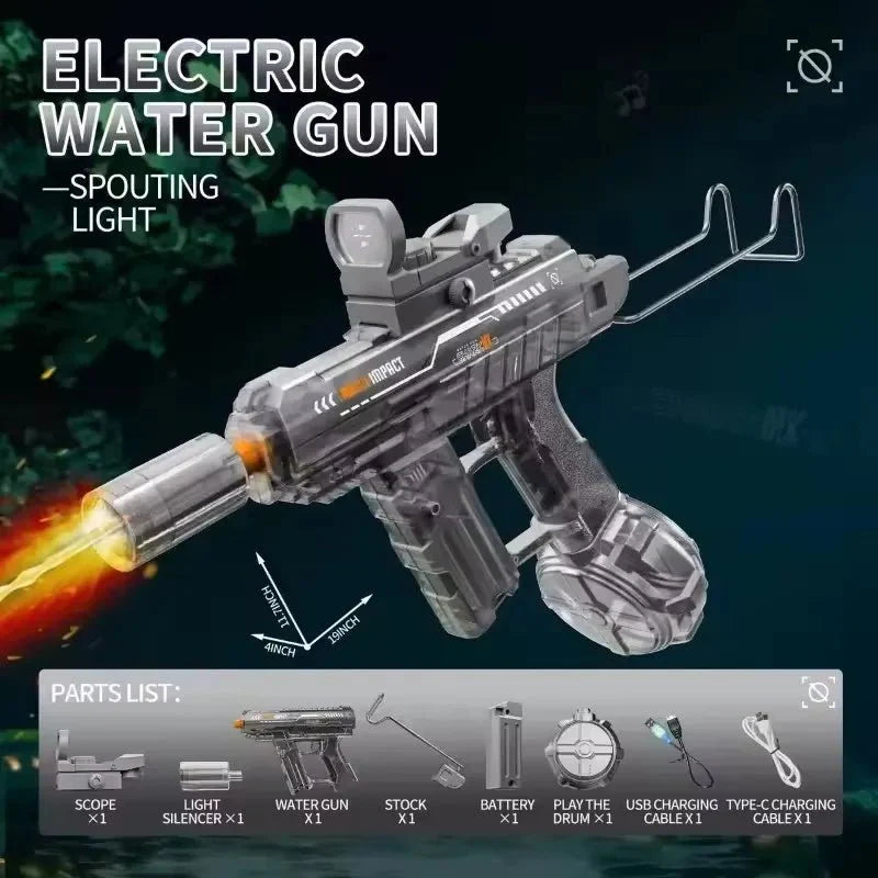 High - Pressure Electric Water Gun: Automatic Summer Fun Toy - GiftWave.co
